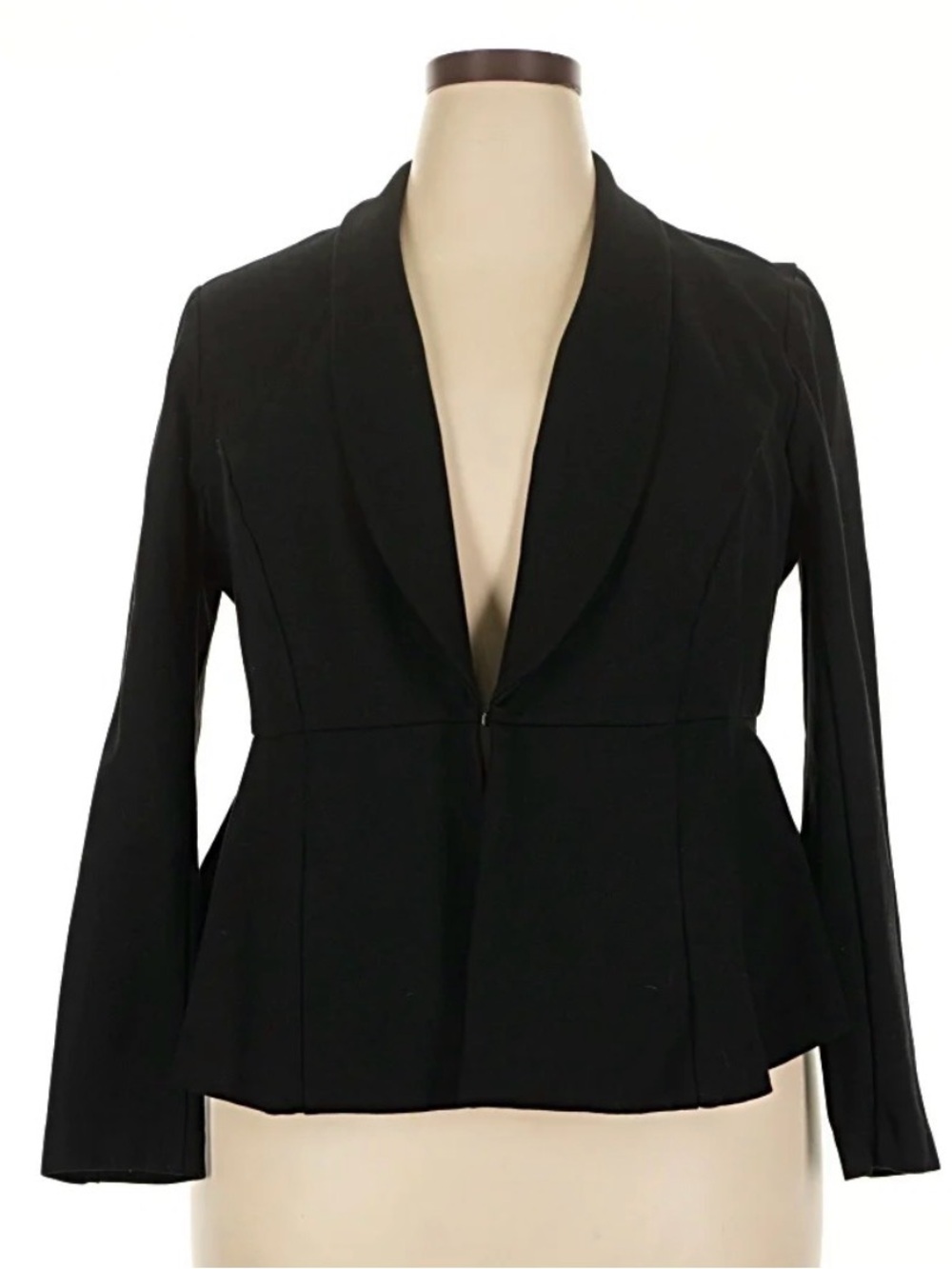 Torrid Studio Crepe Peplum Jacket